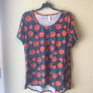 LuLaRoe Floral Classic Tee